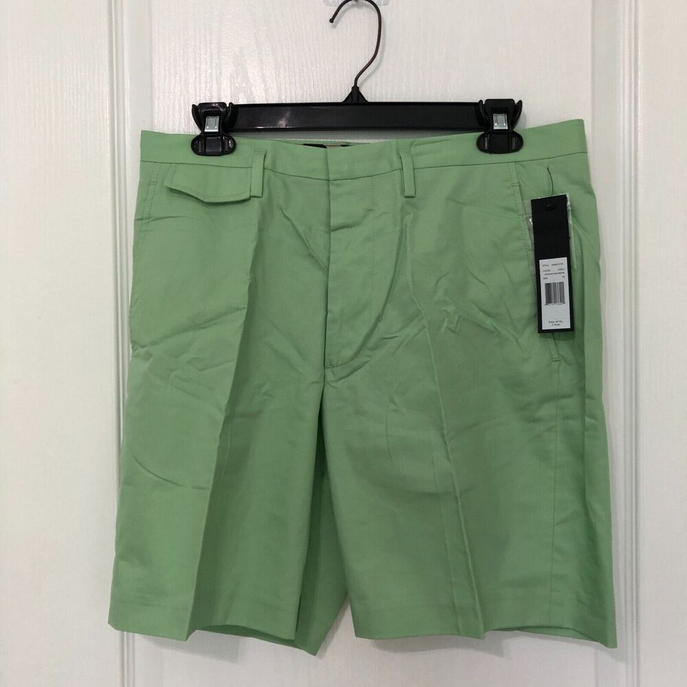 Marc Jacobs Mens Pistachio Macaroon Green Cotton Twill Shorts M4001013C‎ Size 30